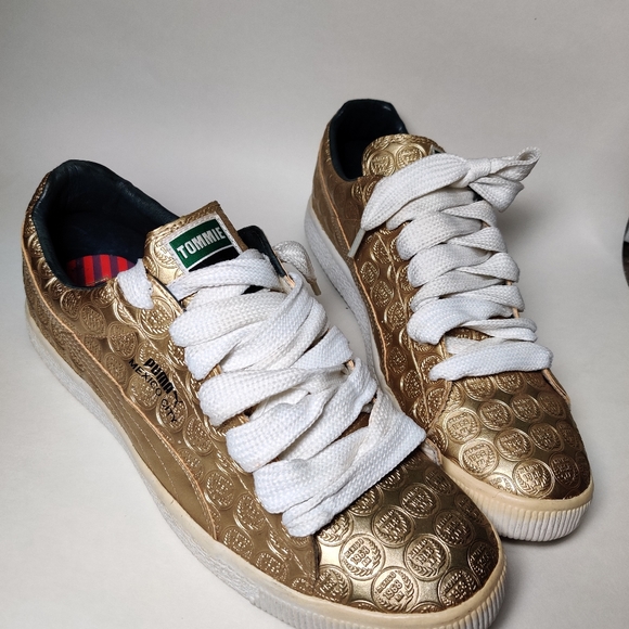 Gold Puma sneaker limited Tommie Smith 1968 - Picture 1 of 4